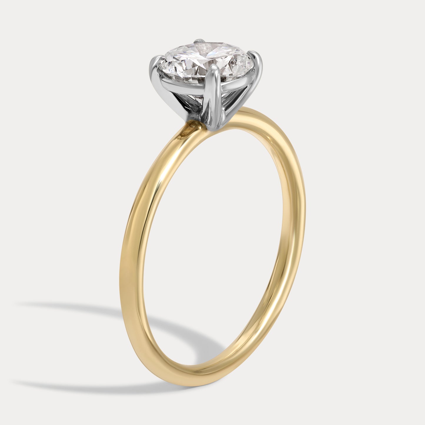 Anne - 1.04ct Earth Mined Round Engagement Ring