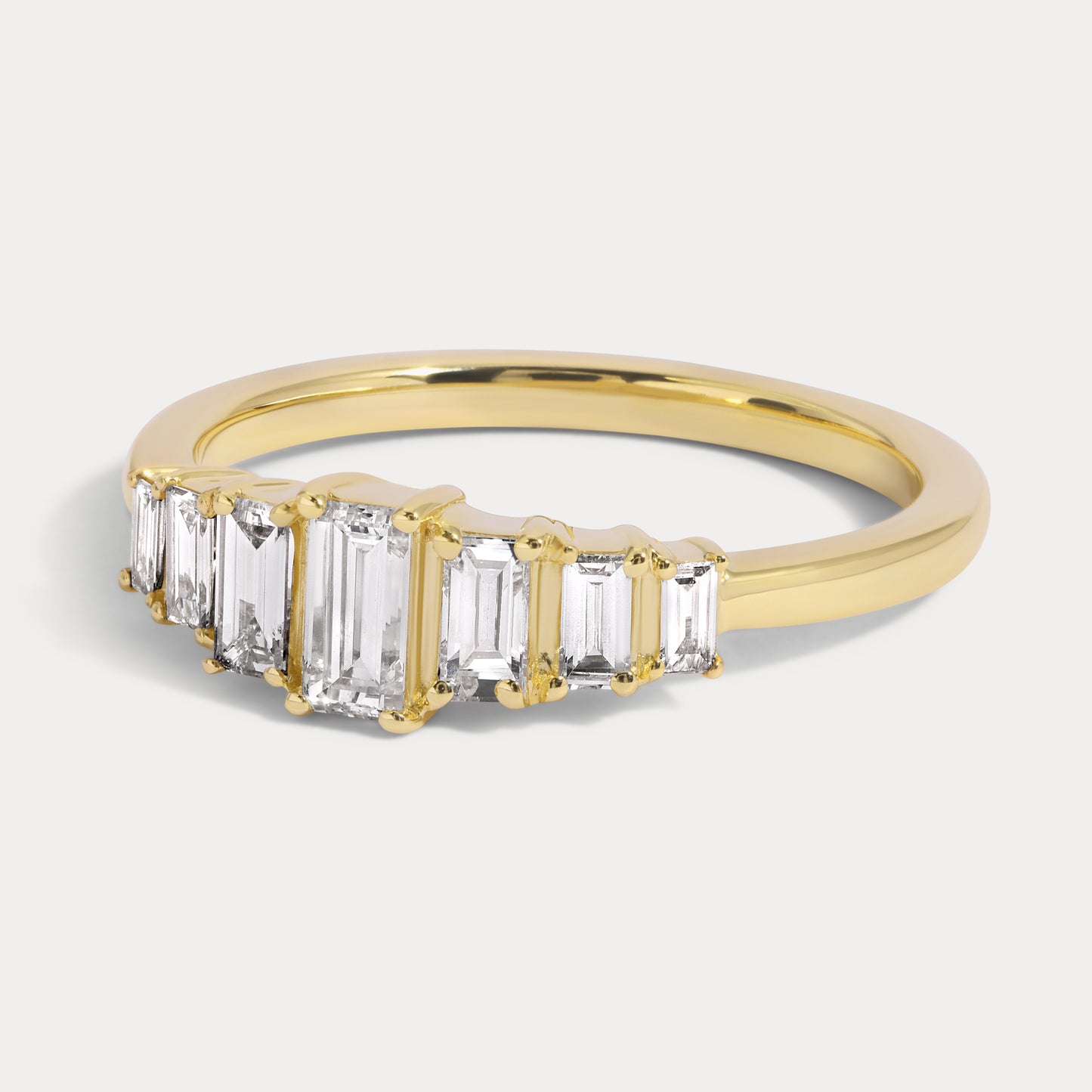 Charlotte - 0.50ctw Lab Grown Baguette Engagement Ring