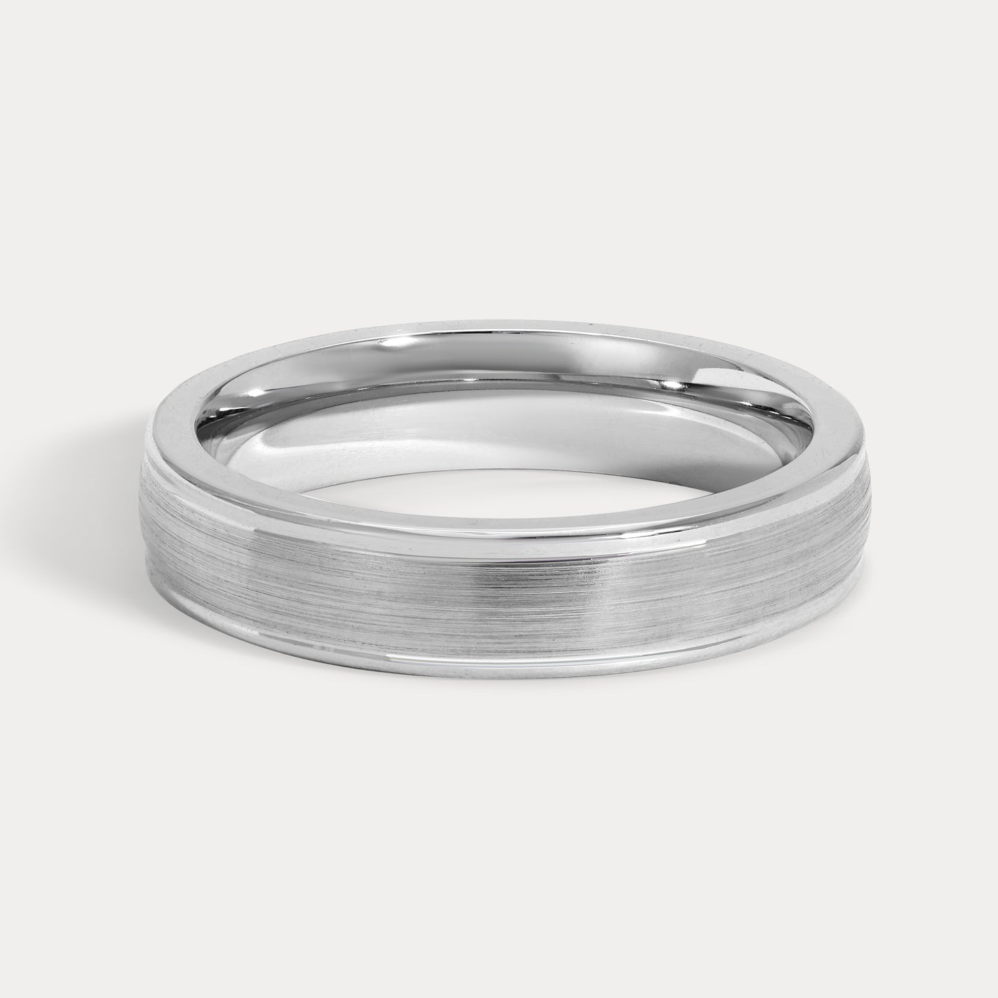 Satin Rounded Corner Low Dome Band