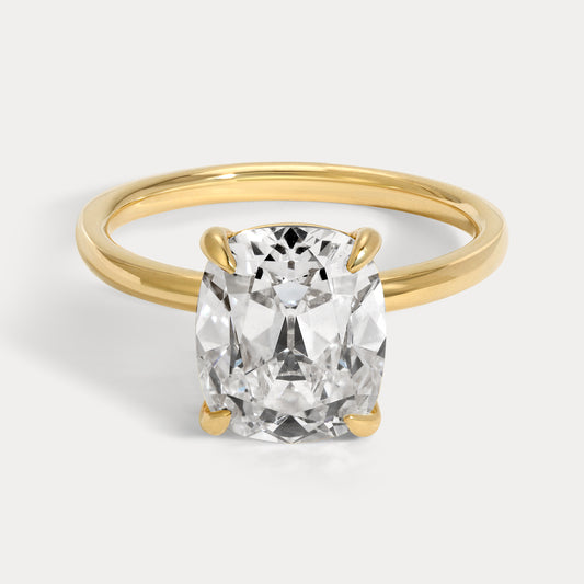 Jackie - 3.16ct Lab Grown Old Mine Engagement Ring