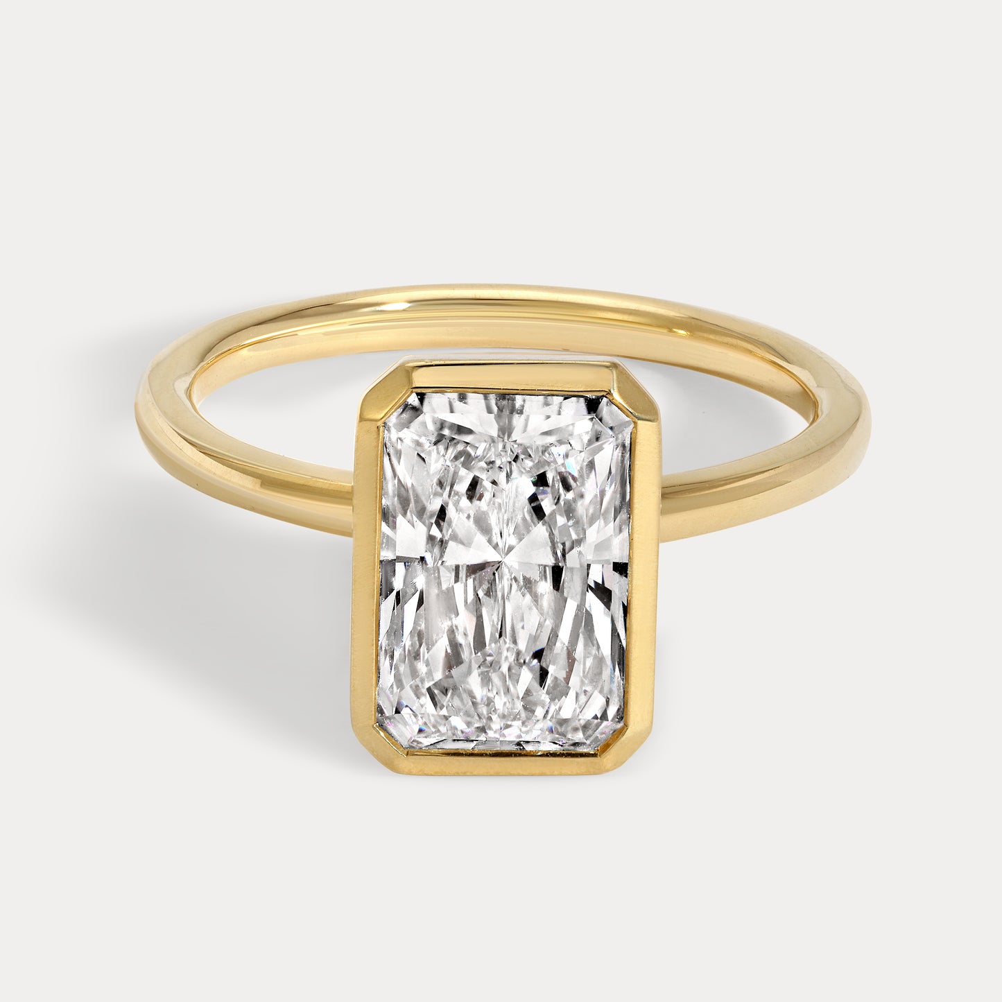 Lori - 2.53ct Lab Grown Radiant Engagement Ring