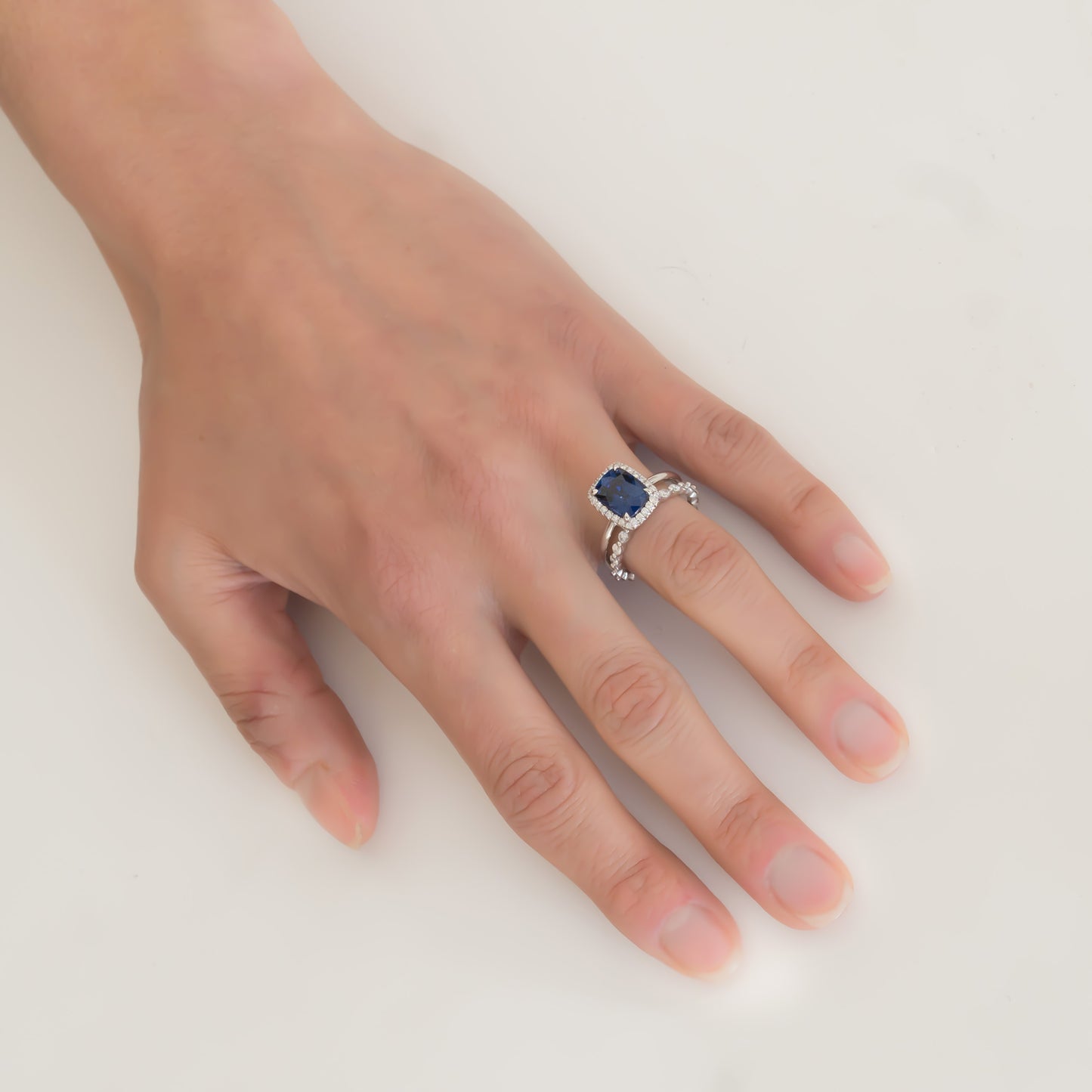 Skye - 3.26ct Lab Grown Sapphire Cocktail Ring